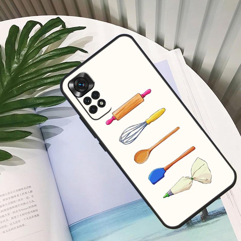 Cooking Chef Knives Funda For Xiaomi Redmi Note 14 10 11 12 13 15 Pro Plus Case For Redmi 15 15C 14C 12C 10C 13C