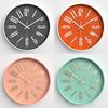 Wall Clock Modern Simple Three-dimensional Characters Personalized Creative Round Wall Clock Bedroom Silent Quartz Clock 12 Inches 30CM