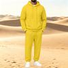 Heren Pullover Hoodie en Sweatshirt 2-delige Atletische Set voor Training en Vrijetijdskleding