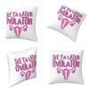 See Ya Later Ovulator Hysterectomy Uterus Square Pillowcase Cushion Cover Pillow Case Throw Pillow Cover for Home Sofa