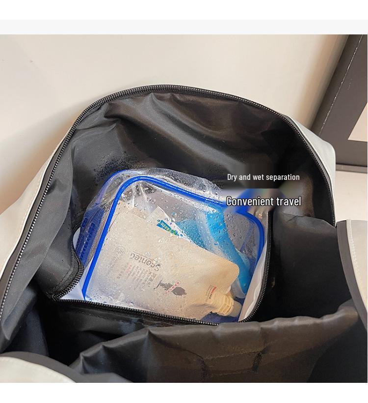 Women's Large Capacity Travel Bag with Wet/Dry Separation for Short Trips and Fitness