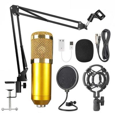 Bm 800 Professional Adjustable Condenser Microphone Kits Karaoke Microphone Bundle Microphone for Computer Studio Recording