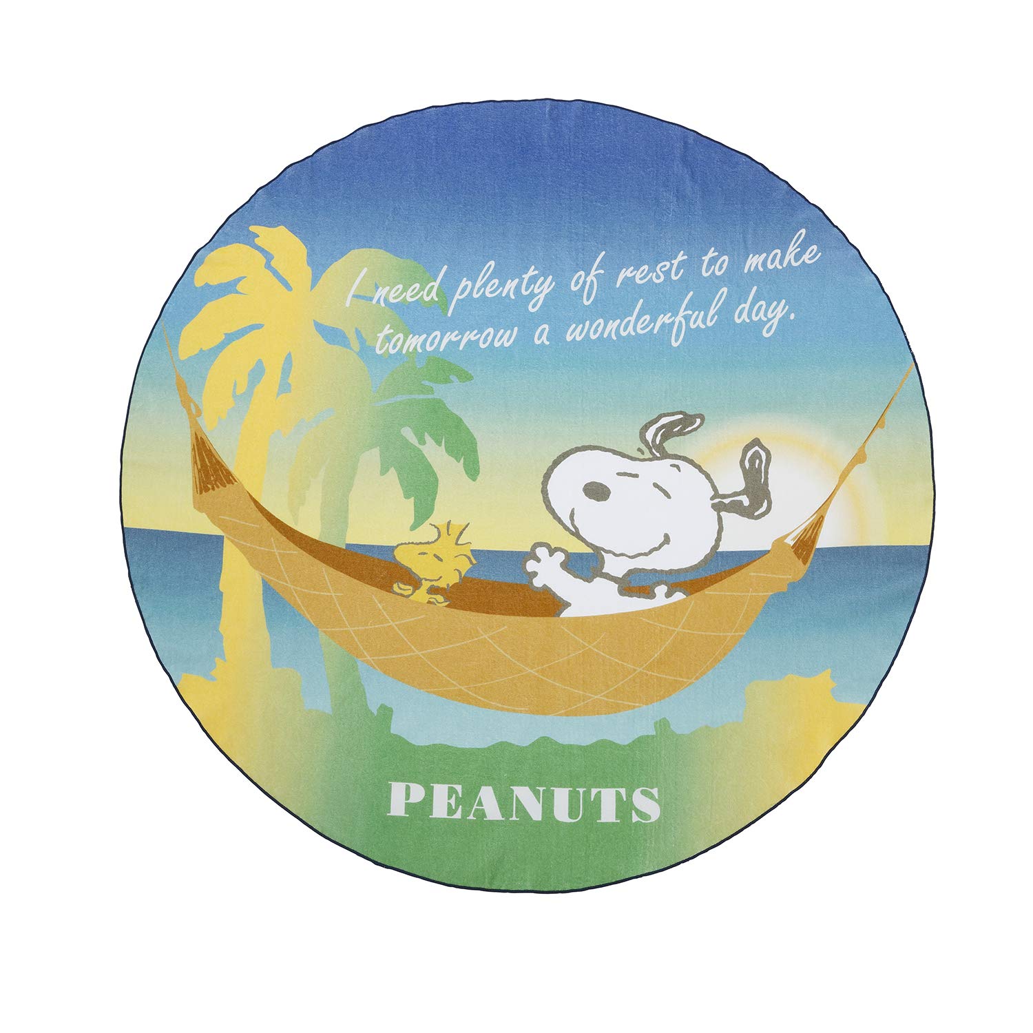 

Круглый полотенце Nishikawa Snoopy 110 см Можно использовать как пляжное, для бассейна или дивана Милый SP4497 227478906 Полотенце, PEANUTS, Диаметр, 100% хлопок, Круглый, Полотенце, Полотенце,