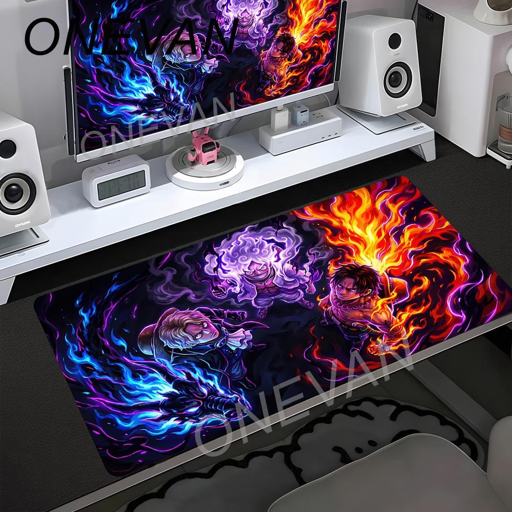 Mouse Pad Notbook Gamer Large Keyboard NonSlip Rubber Computer Carpet Japan Anime One Piece Desk Mat PC Gamer Big Mousepad Gifts