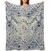 Motif Blue and White Pattern Throw Blanket Sofa Throw Decorative Sofa Warm for Winter for Sofa Blankets