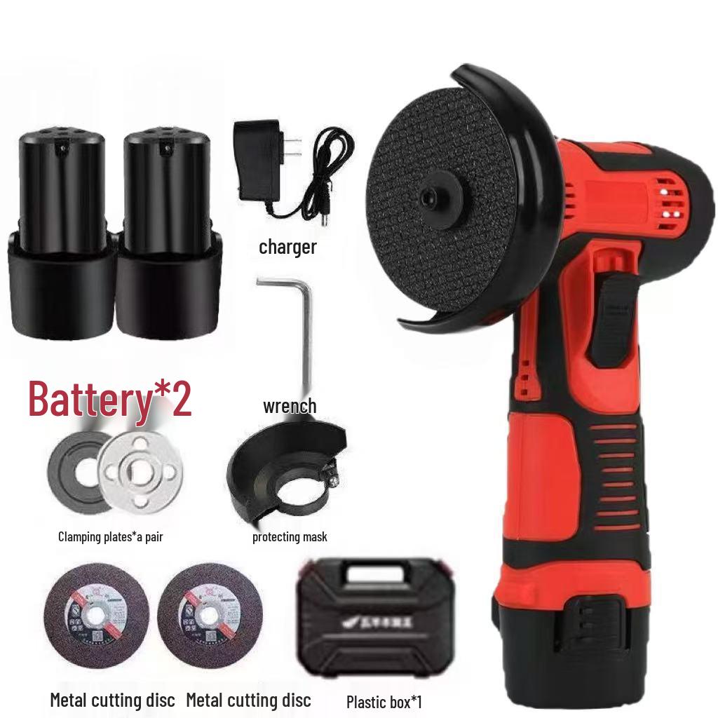 Compact Multifunctional Lithium Battery Mini Angle Grinder and Polisher