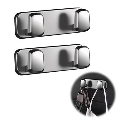 Coollooda Set of 2 Car Hooks, Car Adhesive Hooks, Car