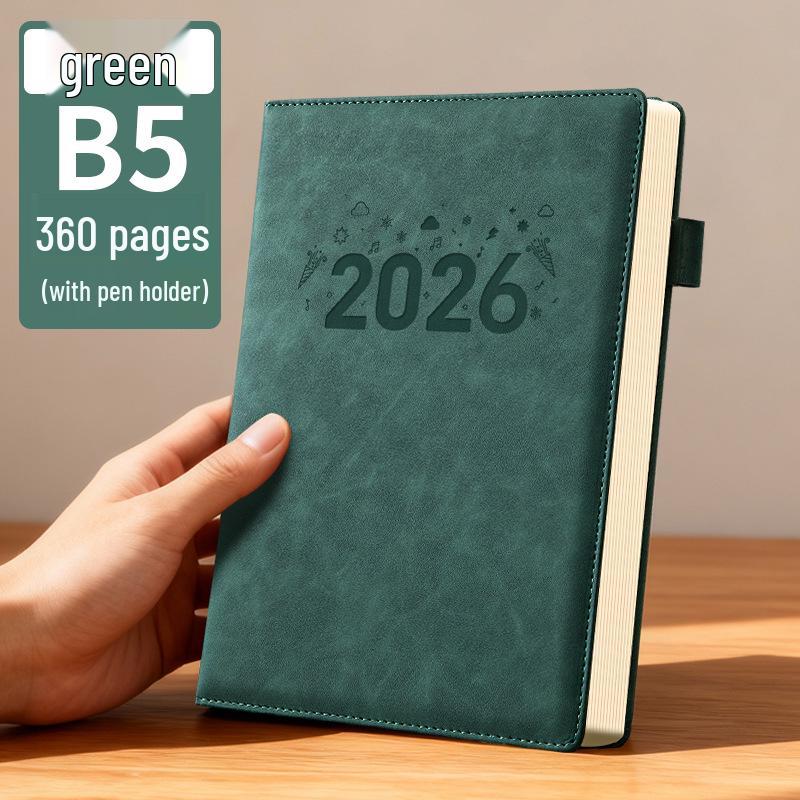 A4 Hardcover Notebook 2026: Large Thick Journal for Business Meetings