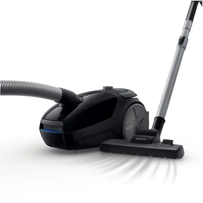 Aspirateur avec sac - PHILIPS FC8241/09 - Série 2000 PowerGo - 750W - 77db - Noir intense