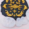 Professional Grade Fondant Border Mold Set With Intricate European Patterns Dishwasher Safe Baking Essential