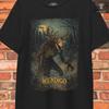 Wendigo Shirt Vintage Kryptid Horror Schwarzes T-Shirt Gehörntes Monster Shirt Gothic Retro Kunst Geschenk für Folklore-Liebhaber