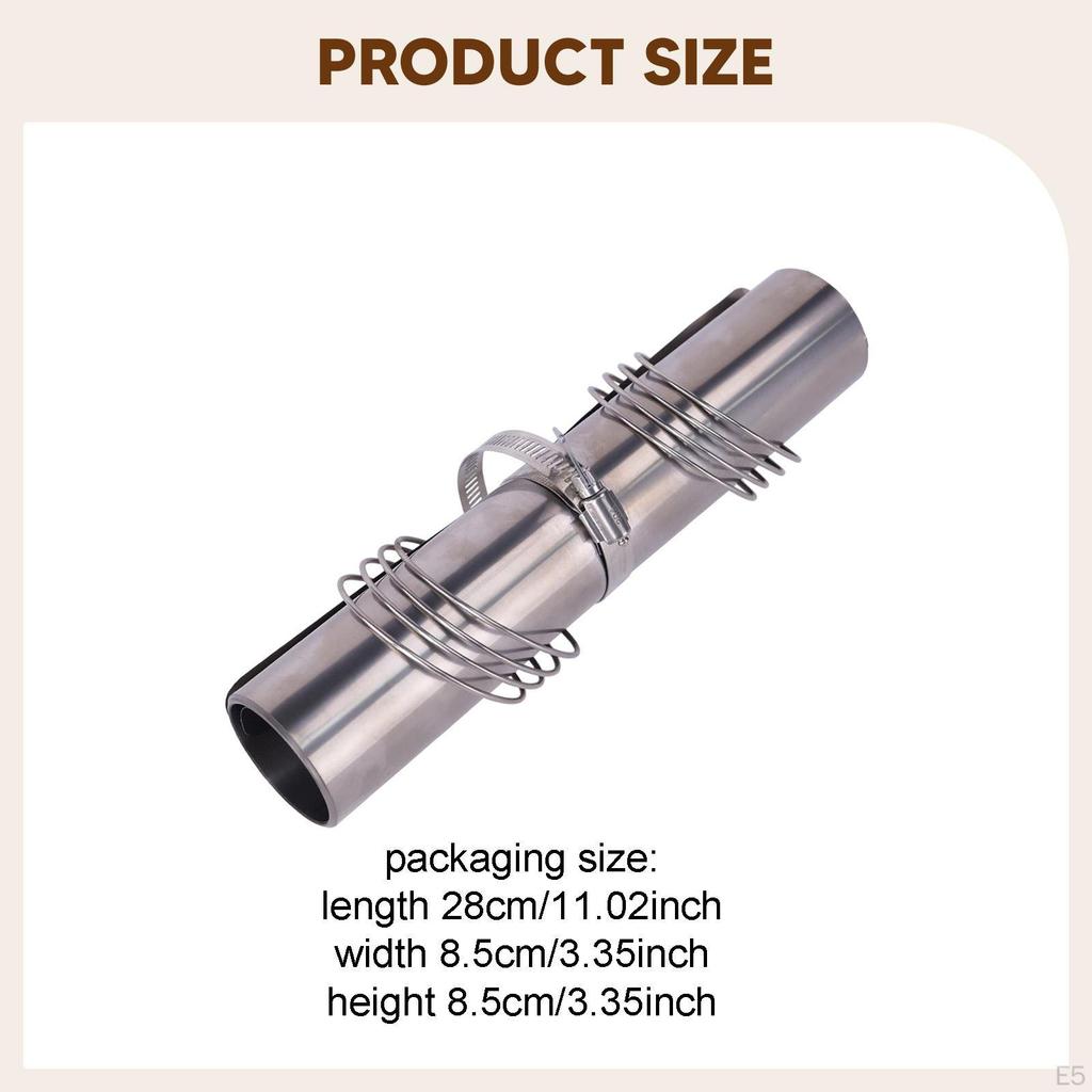 Stove Pipe Lightweight Stainless Steel Tent Accessories Flue for Outdoor