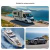 Robuster Einbau-Getränkehalter aus Edelstahl, rostfrei, kippsicher, für Wohnmobil, Boot, Auto, Camping, Sofa, Spieltisch