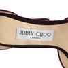 Pristine JIMMY CHOO Sandals PATTIE130 Bordeaux Velvet Women 36 Used