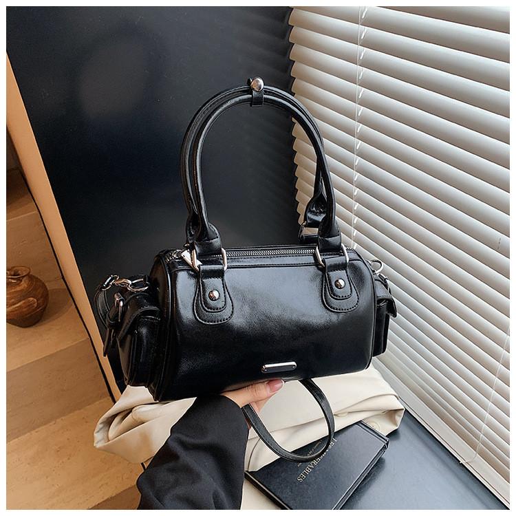IELGY Korean Version High-End Fashion All-Match Portable Commuter Bowling Bag