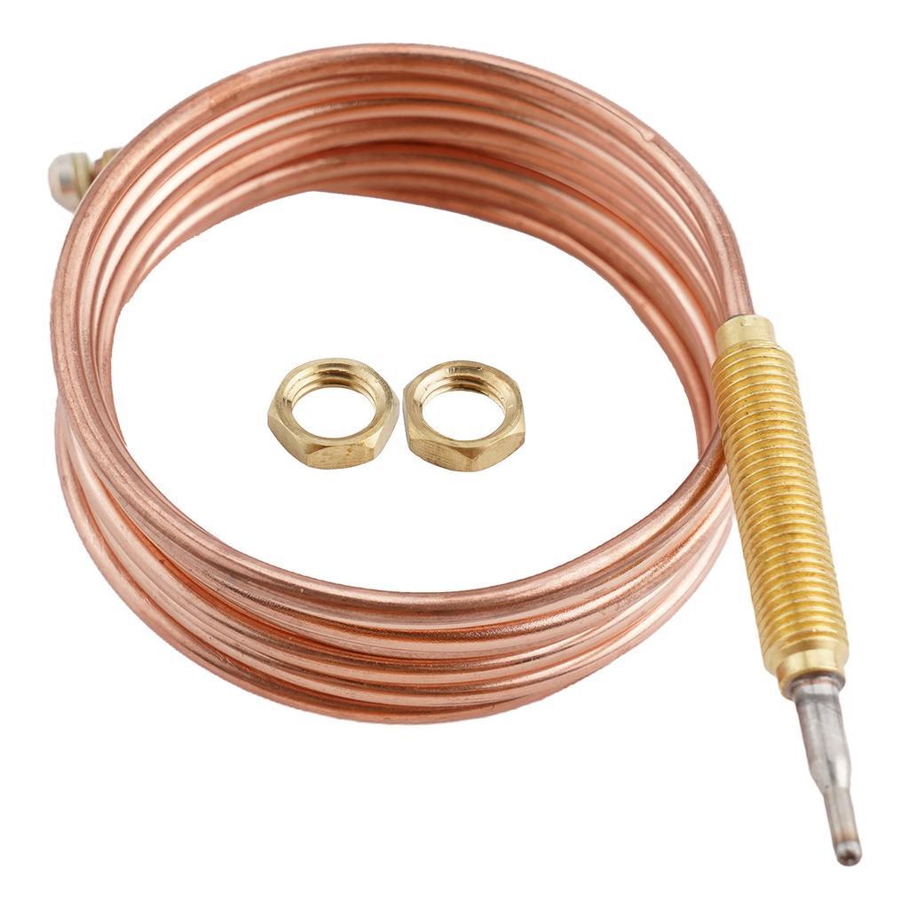M8 Thermocouple Common Thread Probe 60/90/120/150cm For Gas Burners Fireplaces BBQ Heating Equipment Accessories