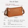 Pragma Genuine Leather Shoulder Wallet Pochette (Blue)