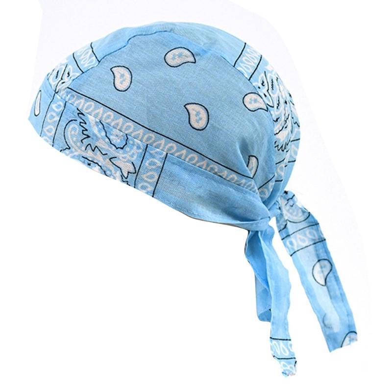 Multifunctional Headwear Pirate Style Bandana Cap for Sun Shielding Cycling Hiking Running Easy Wear as Hat or Scarf