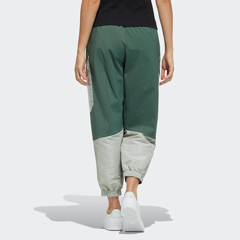 Adidas Originals Ryv Pants Multi-Pocket Woven Tapered Sports Cargo Pants Women Pants Green H39030