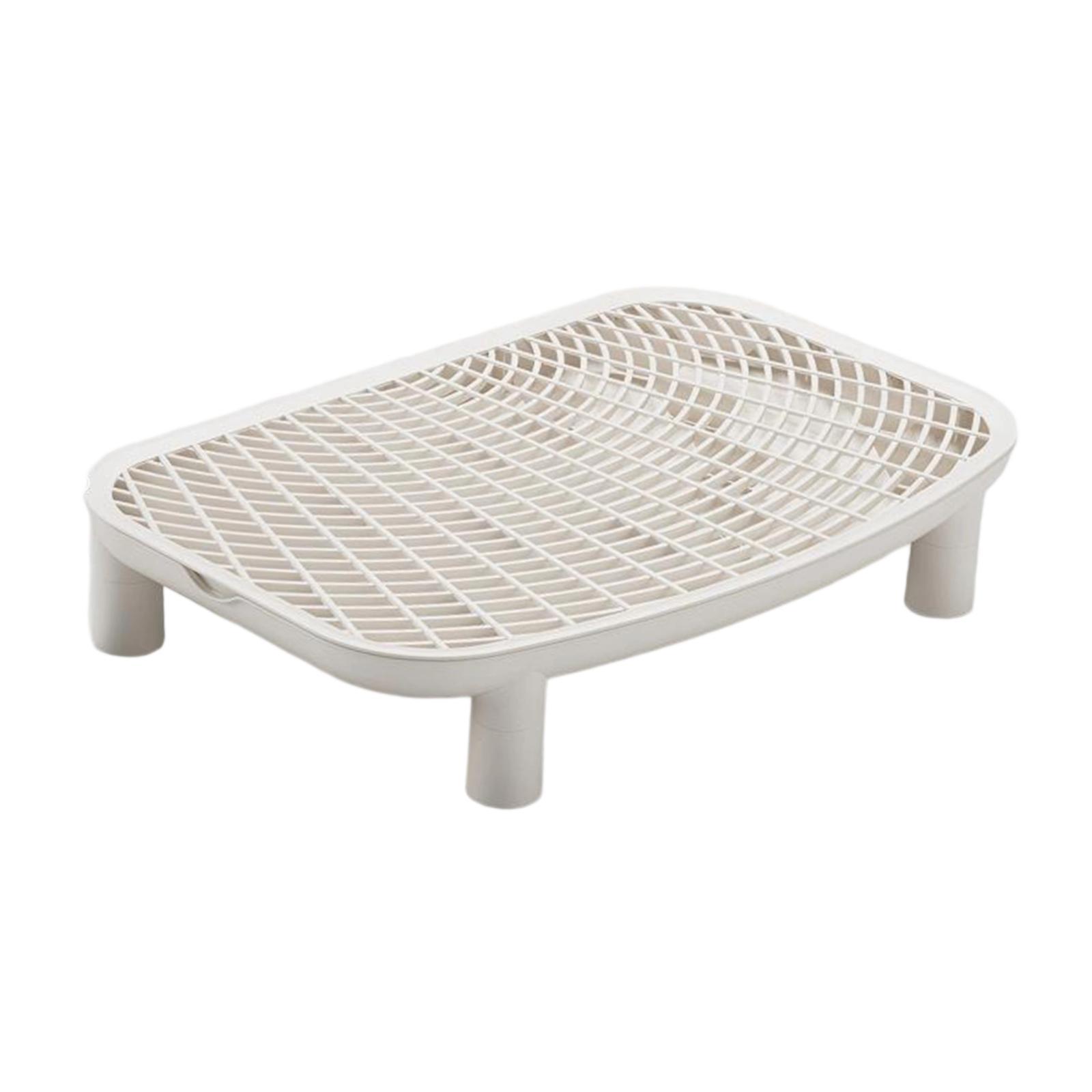 

Step Trapper for Small Elderly Cats Pet Supplies Portable Easy to Clean Footboard for Living Room Bedroom Bathroom белый