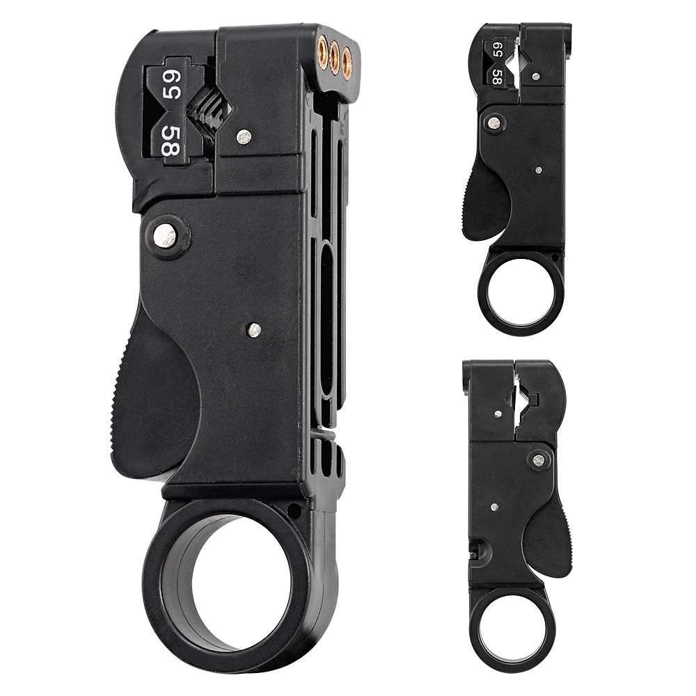 Dispozitiv de dezis cablu coaxial multifuncțional Dispozitiv de dezinfectare a sârmei Dispozitiv de tăiat cabluri de rețea Dispozitiv de tăiat cabluri de rețea Instrument de rețea de peeling rotativ