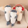 Adorable Plush Seal Stuffed Animal Soft And Cuddly Gray And Brown Otter Toy For Cozy Sleep