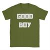 Camisetas Unisexes Good Boy 100% Algodón Ropa Vintage Manga Corta Cuello Redondo Camisetas Regalo de Cumpleaños Camiseta