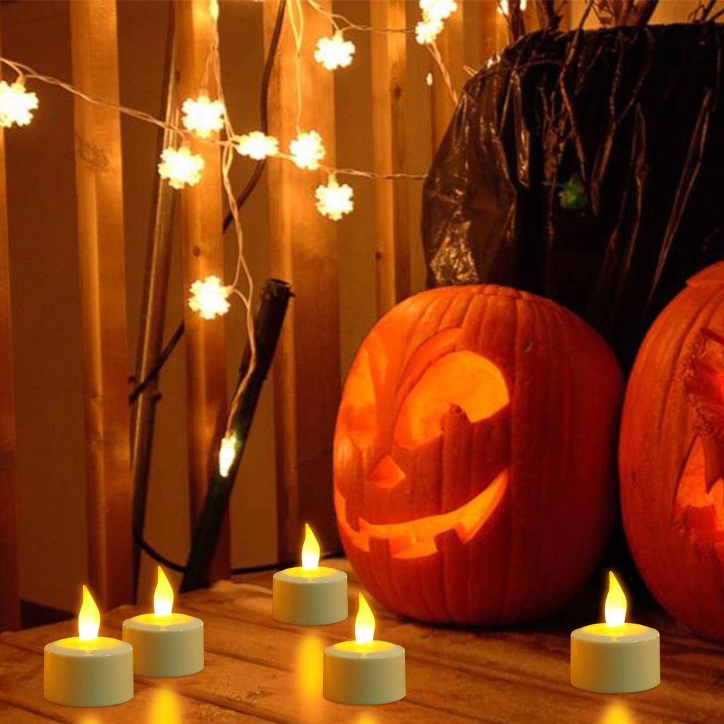Flameless Rechargeable LED Candles, Set of 12, USB Rechargeable, Perfect for Indoor and Outdoor Use, Christmas Tree Decorations, Halloween, Weddings,
