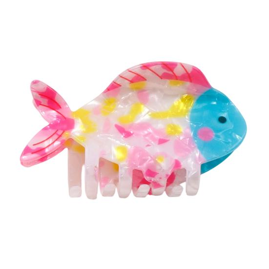 Hair Claw Marine Animal Shape Back Head Hair Clip Anti-slip Teeth Strong Grip Shark Hair Clip Versatile Hair Accessory
