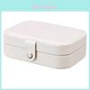 Vintage Leather Jewelry Box For Earrings Bracelets And Rings With Elegant Storage Solution