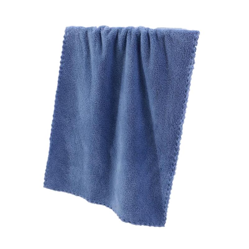 60x30cm Household Coral Velvet Towel Bathroom Accessories Solid Color Quick Dry Hair Towel for Home Bathroom Hotel Supplies