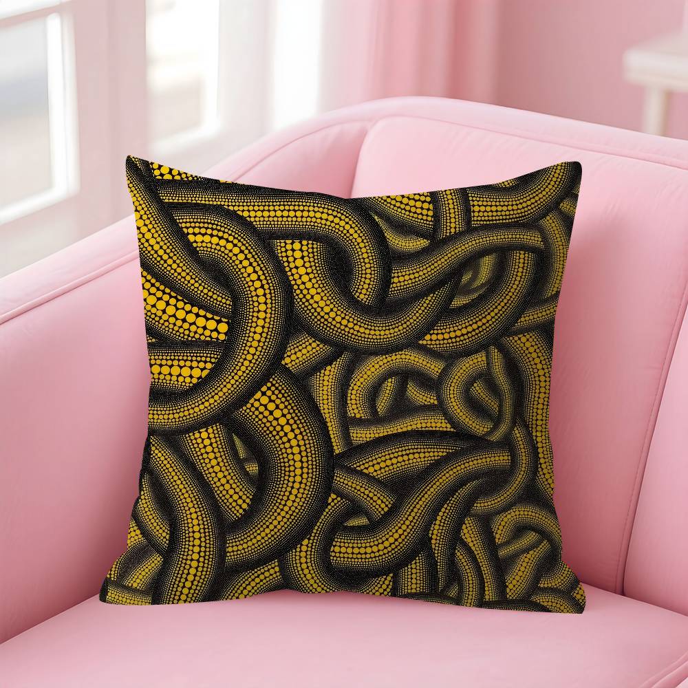 Japanese Yayoi Kusama Personalized Pillow Cover Kids Bedroom Wild Party Decor Pillowcase kid Birthday shower Gift