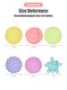 6 PCS Infant Sensory Playthings Balls Infant Bath Enjoy Water Bathroom Gentle Playthings Ball Can Make a Sound Gentle Rubber Ball