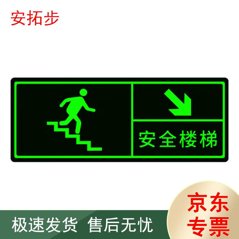 AnTuobu Luminous Safety Exit Sign Decal