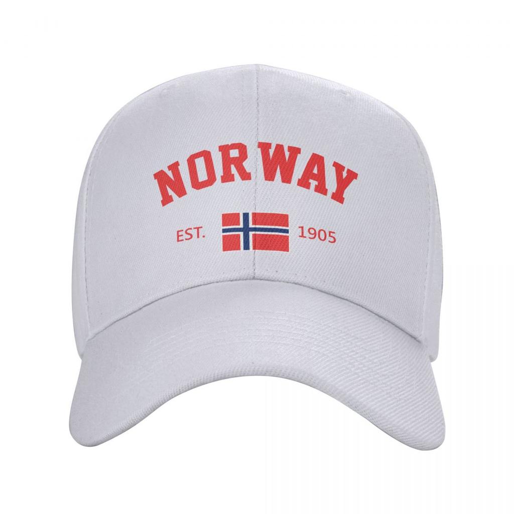 Baseball Cap Norway EST Independence Day Wild Sun Shade Peaked Adjustable Outdoor Caps