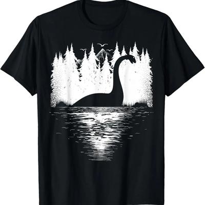 Loch Ness Monster Kids Youth Women _ Scotland Cryptid Nessie T-Shirt