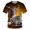 Pivo Digitálně Potištěné Tričko Pánské Dámské Trendy Tričko s Krátkým Rukávem