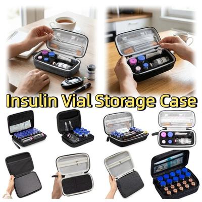 Dust-proof Insulin Vial Storage Case Waterproof Essential Oils Carrying Box  Diabetics