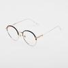 Men's and Women's Couple Metal Round Glasses Frame