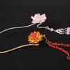 Antique Accessory Copper Snake Shaped Flowing Cloud Hairpin For DIY Jewelry Making Craft