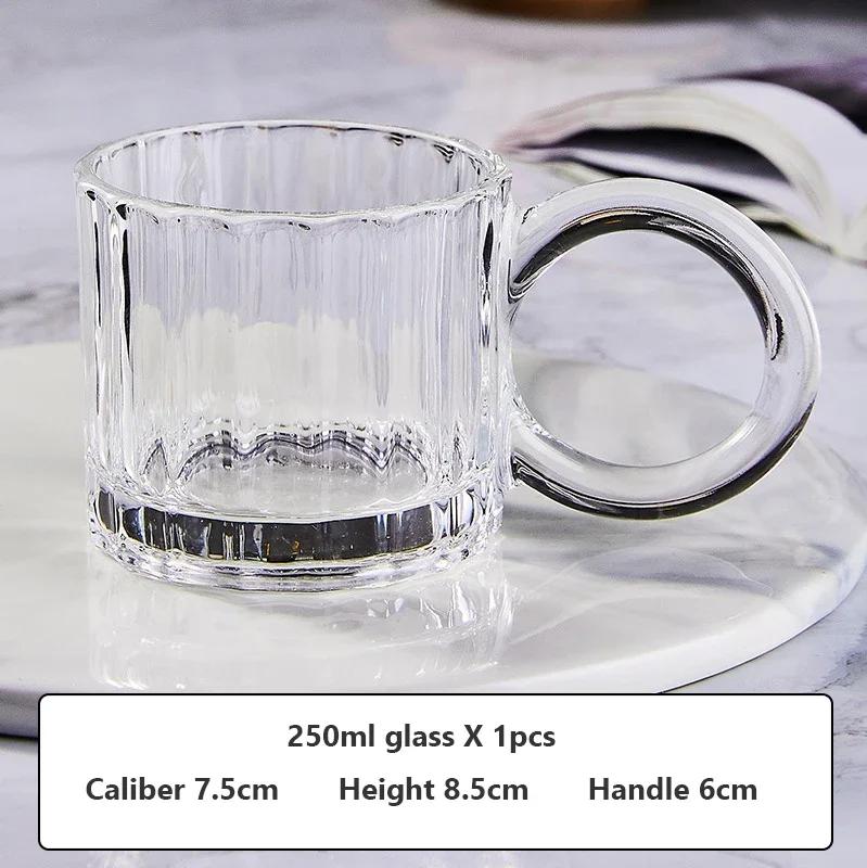 

Creative Ins Style Cup with Big Ears, Round Niche Glasses, Household Water Cups, Sunflower Color Coffee Mug, European, Kaw 250ml