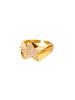Zircon Star Knot Rings For Women Gold Stainless Steel Geometric Adjustable Finger Rings Wedding Couple Jewelry Gifts