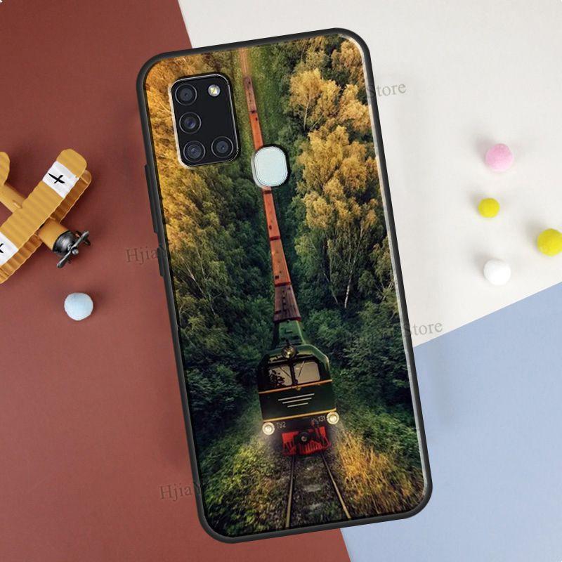 

Классический чехол с паровозом и железной дорогой для Samsung A32 A12 A52 A72 A21S A20e A11 A31 A51 A71 A02 A20 S A30 A40 A50 A70 Coque Samsung A72