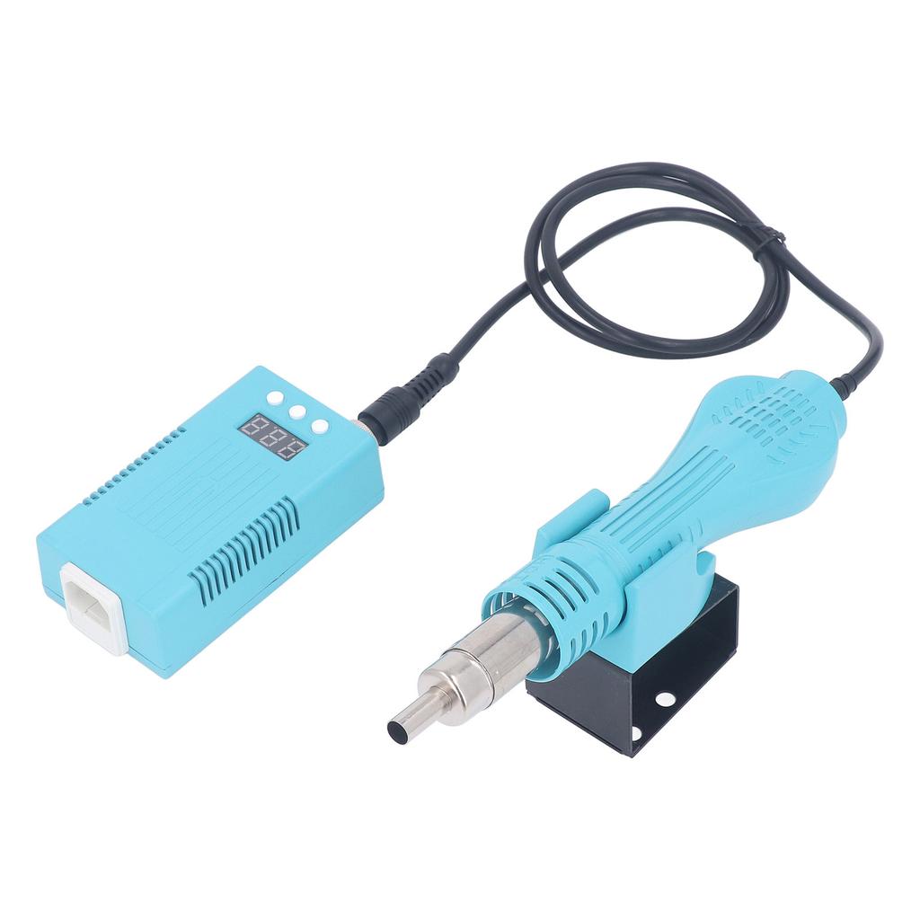Digital Heißluftgebläse Set LCD-Anzeige 700W Mini Tragbares Heißschrumpfschlauch-Gebläse 100?480 Grad  Einstellbar