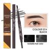 Double Head Three-dimensional Multi-effect Eyebrow Pencil Waterproof Anti-sweat Non-dizzy Eyebrow Pencil