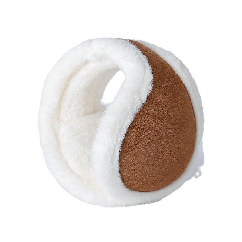 Winter Foldable Plush Earmuffs for Men & Women - Korean Style Velvet Ear Warmers
