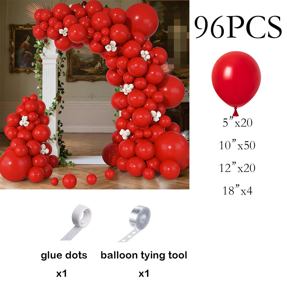 

Valentine Day Themen Balloons Garland Red Balloon Arch Kit Wedding Anniversary Bridal Shower Birthday Party New Year Decoration AS Picture