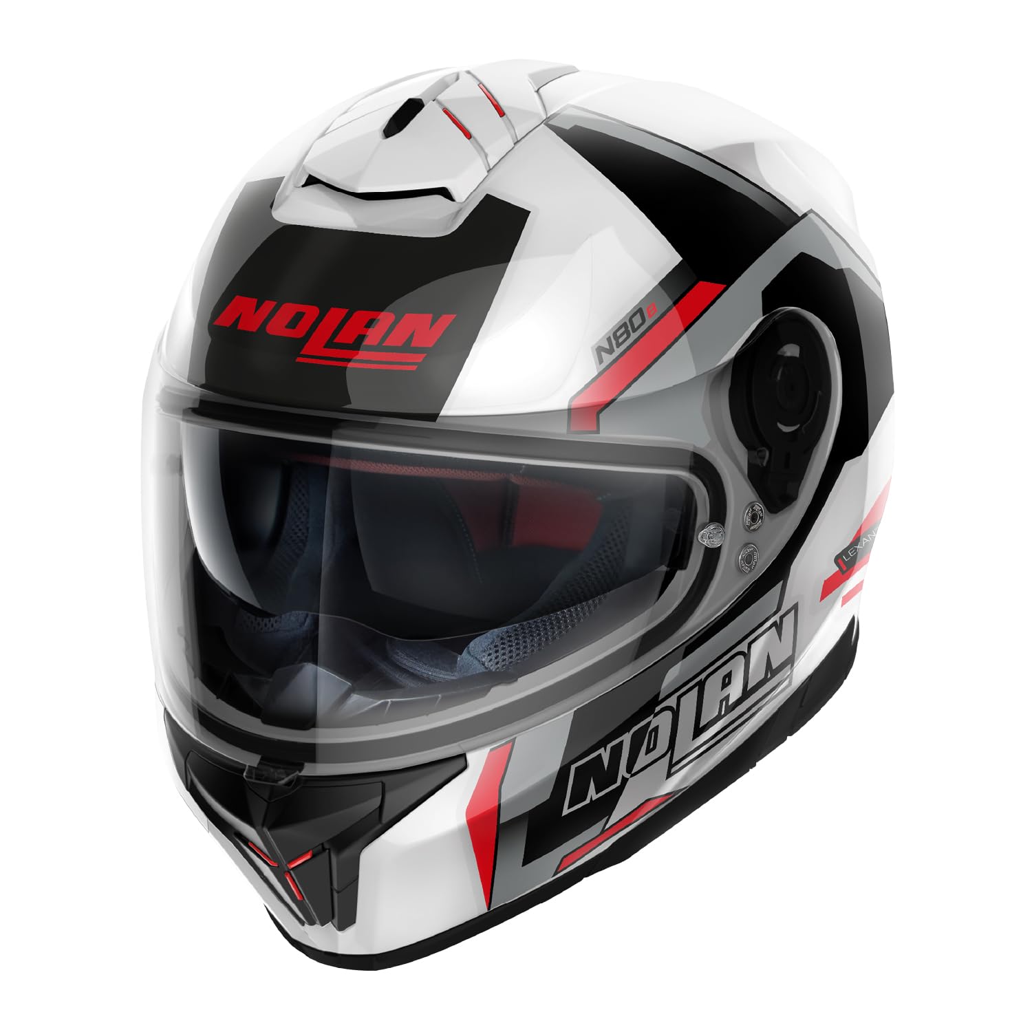 

NOLAN Motorcycle Helmet Full Face WANTED L Size 45666 [] N80-8 (White/74) (59-60cm)