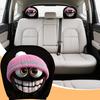 2pcs Car Headrest Covers Funny Cartoon Vehicle Accessories Auto Front Seat Headrest Cover Car Seat Headrest Protective Cover