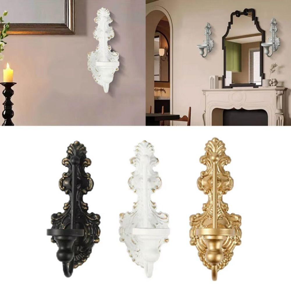 Decorative Nordic Tealight Stand Iron Art Metal Candlesticks Wall Mounted Candle Holder  Home Decor